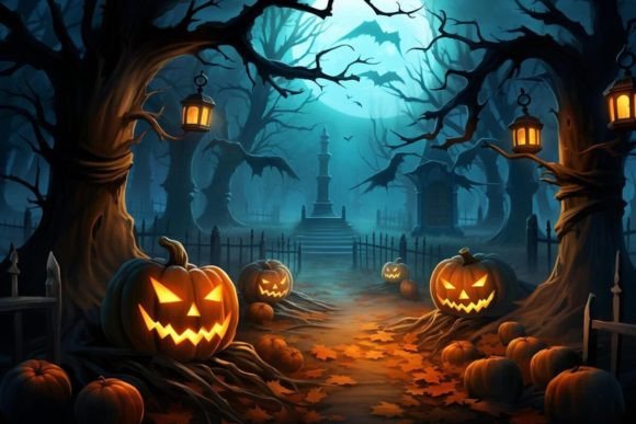 Download Skeleton Illustration Creepy Scenery - Illustration Collection