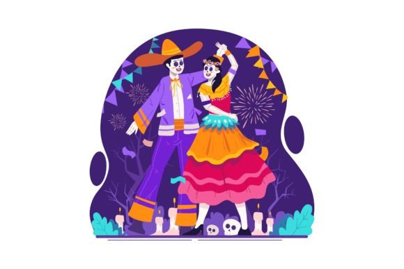 Download Dia De Los Muertos Illustration - Illustration Collection